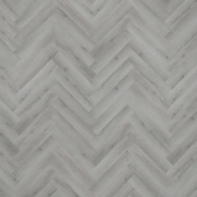  - Havana Grey Wood Effect Glue Down Luxury Vinyl Tile-Herringbone(2.5mm Lvt)For Domestic & Commercial Use 1.38M²Per Pack
