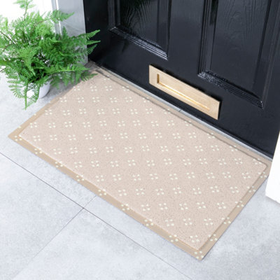 Artsy Doormats Mocha Dots Indoor Outdoor Doormat (70 X 40Cm) from B&Q