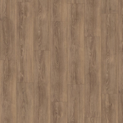 B&Q Grain/Light Natsecl 163 Newport Oak Wood Effect Click Laminate Flooring - Plank (8Mm), For All Rooms & Contract Commercial Use Per Pack 1.99M²