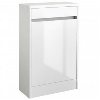 Clifton Bathroom Back To Wall Toilet Wc Unit 494mm WideWhite(Urban) from B&Q