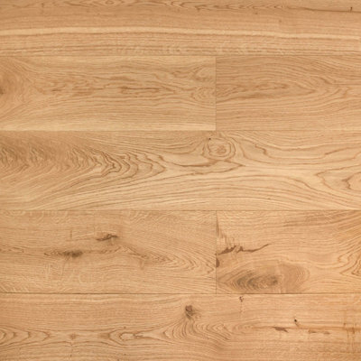  - Engineered Oak Flooring Sherborne Wood Effect Smooth Uv Lacquered (14mm Thick/ 190mm Wide)