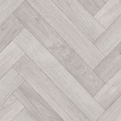 B&Q Modern Wood Effect Anti-Slip Vinyl Flooring For Home, Shops, Offices, 2.8Mm Thick Vinyl Sheet-2M(6'6") X 2M(6'6")-4M² Beige