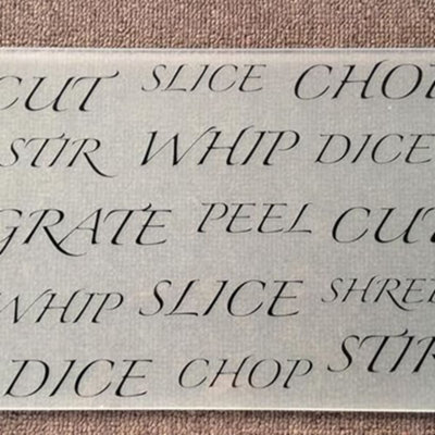 Biznest 40X30Cm Worktop Saver Cut Slice Chop 4mm Tempered Glass Work Surface Protector Chopping Board from B&Q