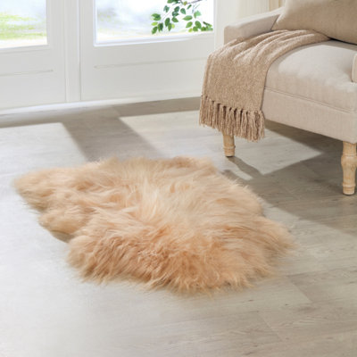 Native Natural Genuine Icelandic Sheepskin Rug from B&Q
