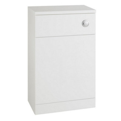 Clifton Bathroom Back To Wall Wc Toilet Unit 500mm WideGloss White(Impact) from B&Q