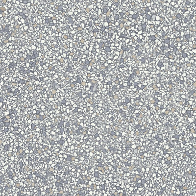 B&Q Grey Mosaic Effect Anti-Slip Vinyl Flooring For Livingroom, Kitchen, 2.8Mm Thick Cushion Backed Vinyl-5M(16'4") X 3M(9'9")-15M²
