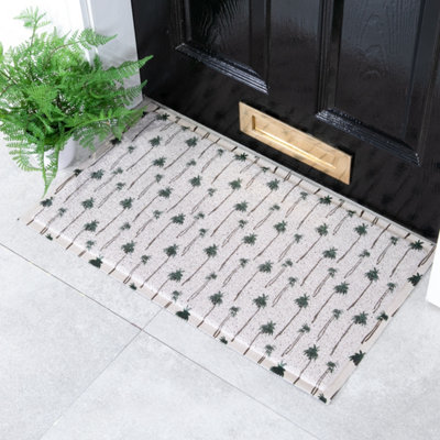 B&Q -  Palm Trees Doormat (70 X 40Cm)