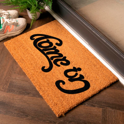 Artsy Doormats Come InGo Away Mirrored Doormat from B&Q