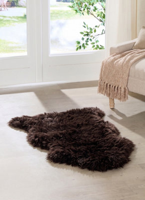 Native Natural Pure New Zealand Sheepskin Rug Xxl from B&Q