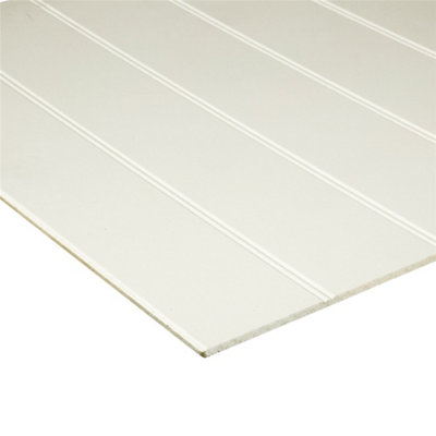 Clifton Pack Of 10 (Total 10 Units) Beaded Medium Density Fibreboard (Mdf) Panel6mm X 607mm X 1220mm from B&Q