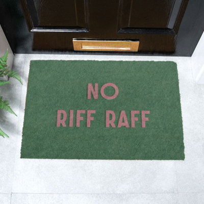 B&Q -  No Riff Raff Doormat (60 X 40Cm)