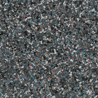 Polyflor Polysafe Mosaic Pur Graphite Pearl 4165 Mosaic Effect Commercial Vinyl Flooring Sheet-14M(45'11") X 2M(6'6")-28M² from B&Q