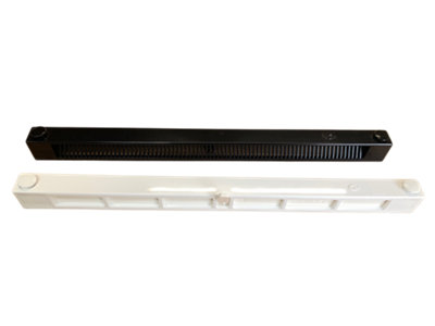 Greenwood 3000S Black & White Window Vent 300mm Long from B&Q