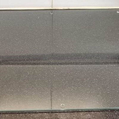 Biznest 60X52Cm Universal Hob Cover Plate Tempered Glass Worktop Saver Dishwasher 5mm Clear 4X Feets from B&Q