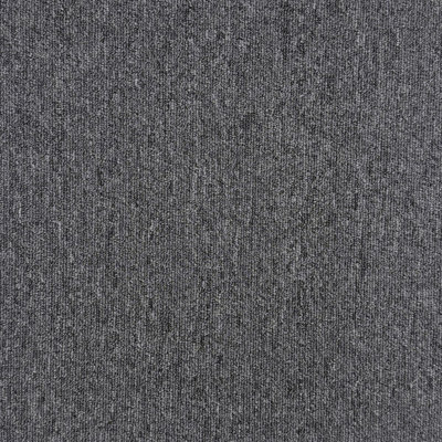  - Storm Grey 5mm Loop Pile Bitumen Backed Luxury Carpet Tile For Home & Commercial Use20 Tiles Per Pack (5 Sqm)