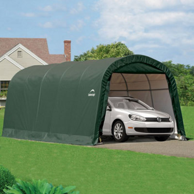Cheshire 10 X 20 Round Top Auto Shelter-28644