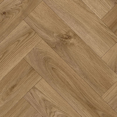  - Light Brown Wood Effect Vinyl Flooring For LivingroomKitchen2.8mm Thick Vinyl Sheet-5M(16'4") X 4M(13'1")-20M²