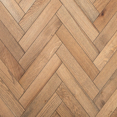  - Herringbone Engineered Flooring Kenwood Oak Brushed Uv Oiled (20mm Thick/ 70mm Wide)