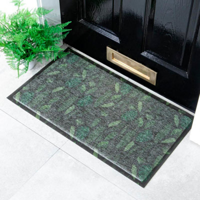 Native Natural Jungle Leaf Doormat (70 X 40Cm) from B&Q