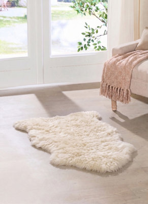 Native Natural 90Cm New Zealand Sheepskin Rug from B&Q