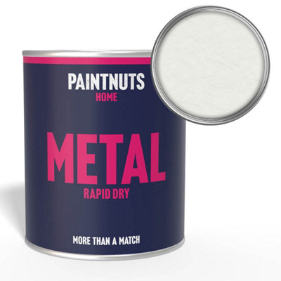 Paintnuts Rapid Dry Metal PaintWhite (Ral-9003)Gloss Finish2.5 Litre from B&Q