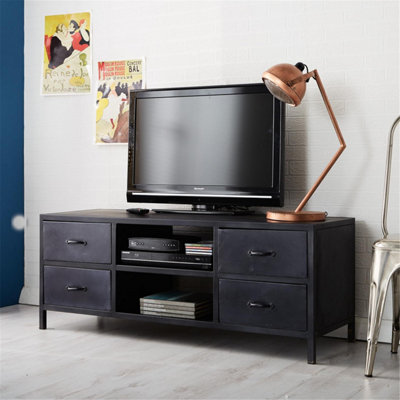Worcester Modern Stylish Metal Iron Tv Cabinet from B&Q
