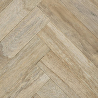  - Herringbone Engineered Flooring Cots Hand Scraped Distress Mist Brushed Uv Lacquered (14mm Thick/90mm Wide)