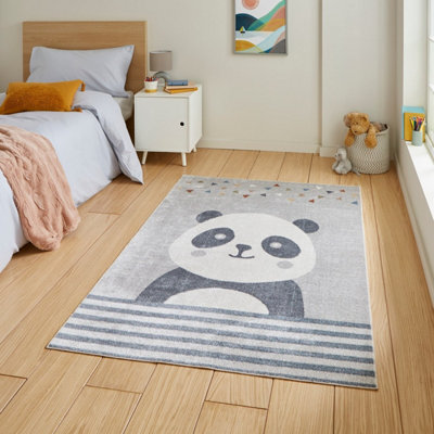 Multicoloured Animal 40mm Thick Stain-Resistant Rug For BedroomDining RoomEasy To Clean Modern Rug-80Cm X 150Cm from B&Q