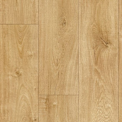  - Brown Modern Wood Effect Anti-Slip Vinyl Flooring For Bathroom& Kitchen2.0mm Thick Vinyl Sheet-2M(6'6") X 2M(6'6")-4M²