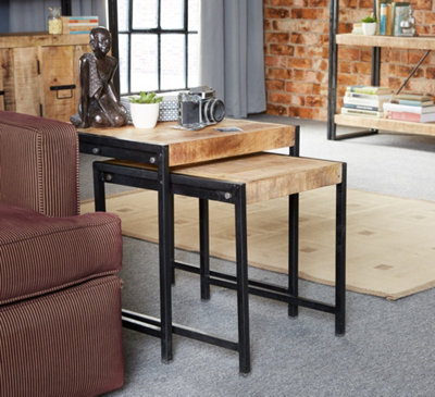 Worcester Metro Industrial Nest Of 2 Tables from B&Q
