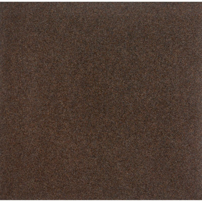 B&Q Commerce Tile Velour Chocolate 745 Moder Contract Carpet Tiles For Domestic & Heavy Commercial Use