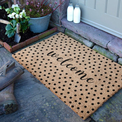 Artsy Doormats Welcome Large Doormat (90 X 60Cm) from B&Q