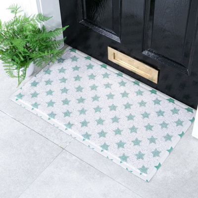B&Q -  Star Pattern Doormat (70 X 40Cm)