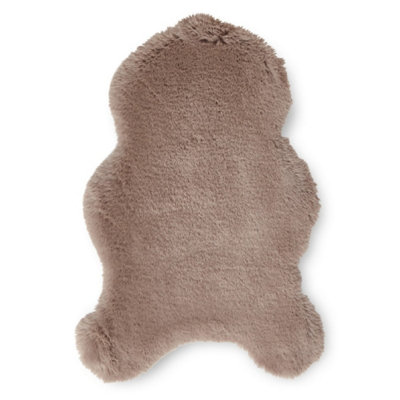 Sheepskin Mink Plain Shaggy Rug50mm Thickness Modern RugLuxurious Rug For Living Room& Dining Room-60Cm X 180Cm (Double) from B&Q