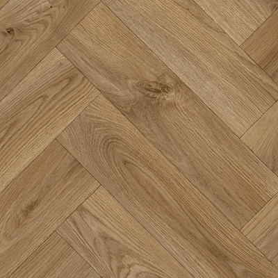  - Brown Modern Wood Effect Anti-Slip Vinyl Flooring For HomeShopsOffices2.8mm Thick Vinyl Sheet-5M(16'4") X 4M(13'1")-20M²