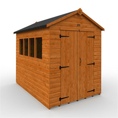 9Ft X 6Ft (2650mm X 1750mm) Horsforth Shiplap Heavyweight Workshop Shed With 4 Window (12mm Tongue And Groove Floor And Roof)