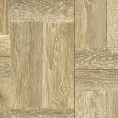  - Light Brown Wood Effect Anti-Slip Vinyl Flooring For LivingroomKitchen1.90mm Thick Vinyl Sheet-5M(16'4") X 4M(13'1")-20M²