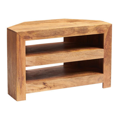 Worcester Poko Light Mango Corner Tv Unit from B&Q