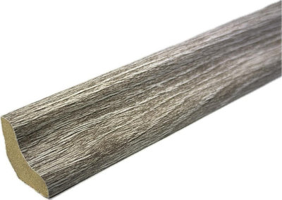  - Laminate & Wood Floor Scotia Beading 812 Washed Grey (2.4M Length18mm Scotia) Pack Of 10