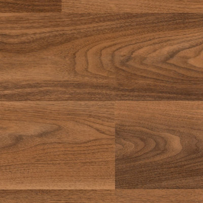 B&Q Wood Effect Vinyl Flooring, Contract Commercial Vinyl Flooring With 2.0Mm Thickness-6M(19'8") X 2M(6'6")-12M² Beige/Brown