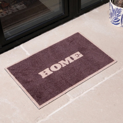 Artsy Doormats Neutral Home Indoor Washable Doormat from B&Q