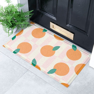 Artsy Doormats Elizabeth Olwen Oranges Indoor/outdoor Doormat (70X40Cm) from B&Q
