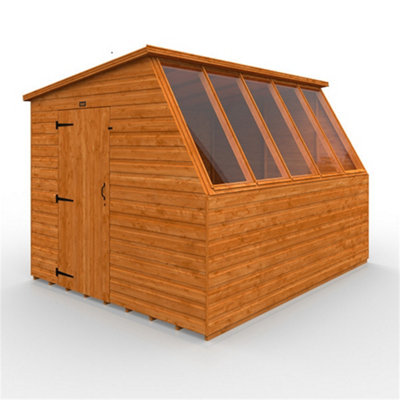 10Ft X 8Ft (2950mm X 2350mm) Horsforth Shiplap Premier Potting Shed With 5 Windows (12mm Tongue And Groove Floor And Roof)