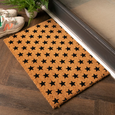 Artsy Doormats Multi Star Pattern Design Doormat from B&Q