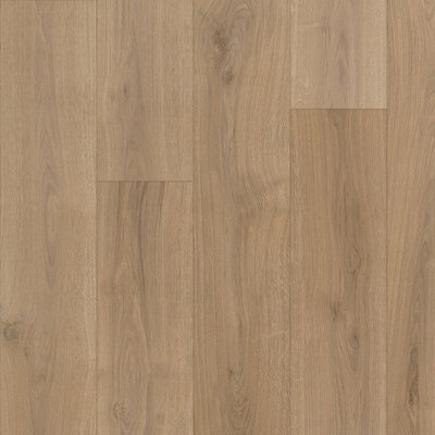 B&Q Beige Modern Wood Effect Anti-Slip Vinyl Flooring For Home, Shops, Offices, 2.5Mm Thick Vinyl Sheet-2M(6'6") X 2M(6'6")-4M²