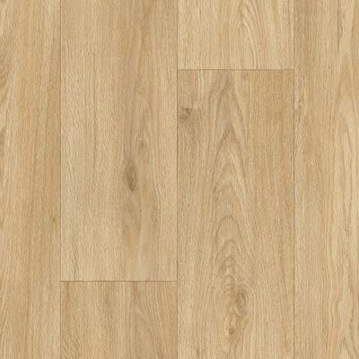  - Brown Modern Wood Effect Anti-Slip Vinyl Flooring For HomeShopsOffices2.8mm Thick Vinyl Sheet-4M(13'1") X 2M(6'6")-8M²