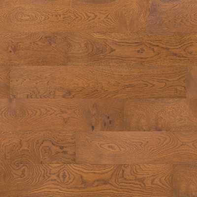  - Engineered Oak Flooring Beaufort Wood Effect Brushed Uv Oiled (14mm Thick/ 150mm Wide)