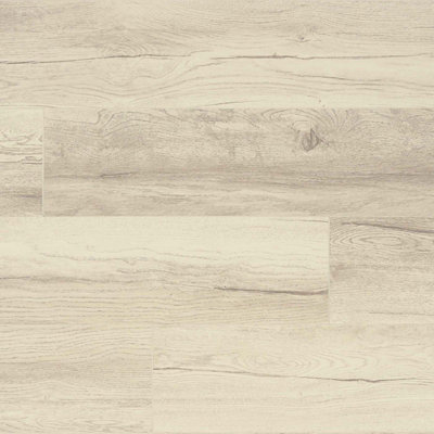 Swiss Krono La Ge Wharf 181 White Wood Effect Click Laminate (10mm) For Home Commercial Contains 6 Planks Covers 1.598 Sqm from B&Q