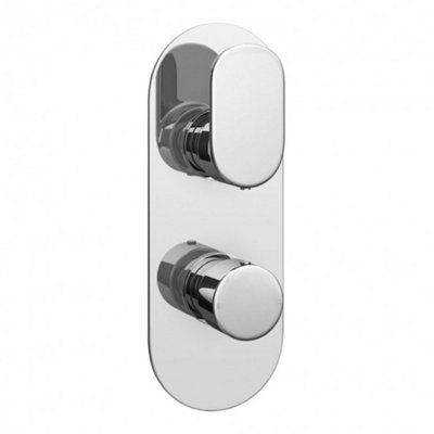 Clifton Concealed Thermostatic Shower Mixer Valve & Diverter (Stream) from B&Q