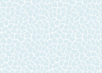 B&Q -  Eco-Friendly Blue Giraffe Print Wallpaper